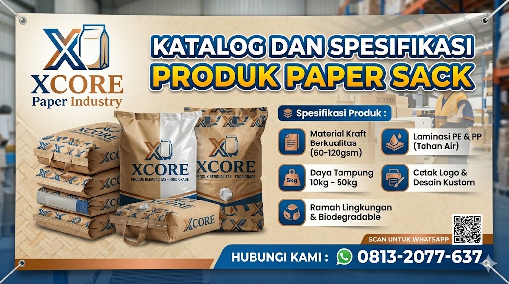 Costumisasi dan Branding Produk Paper Sack