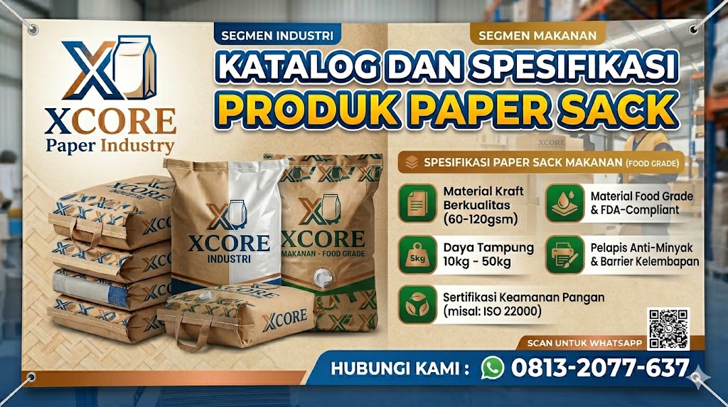 Segmen Industri dan Makanan Produk Paper Sack
