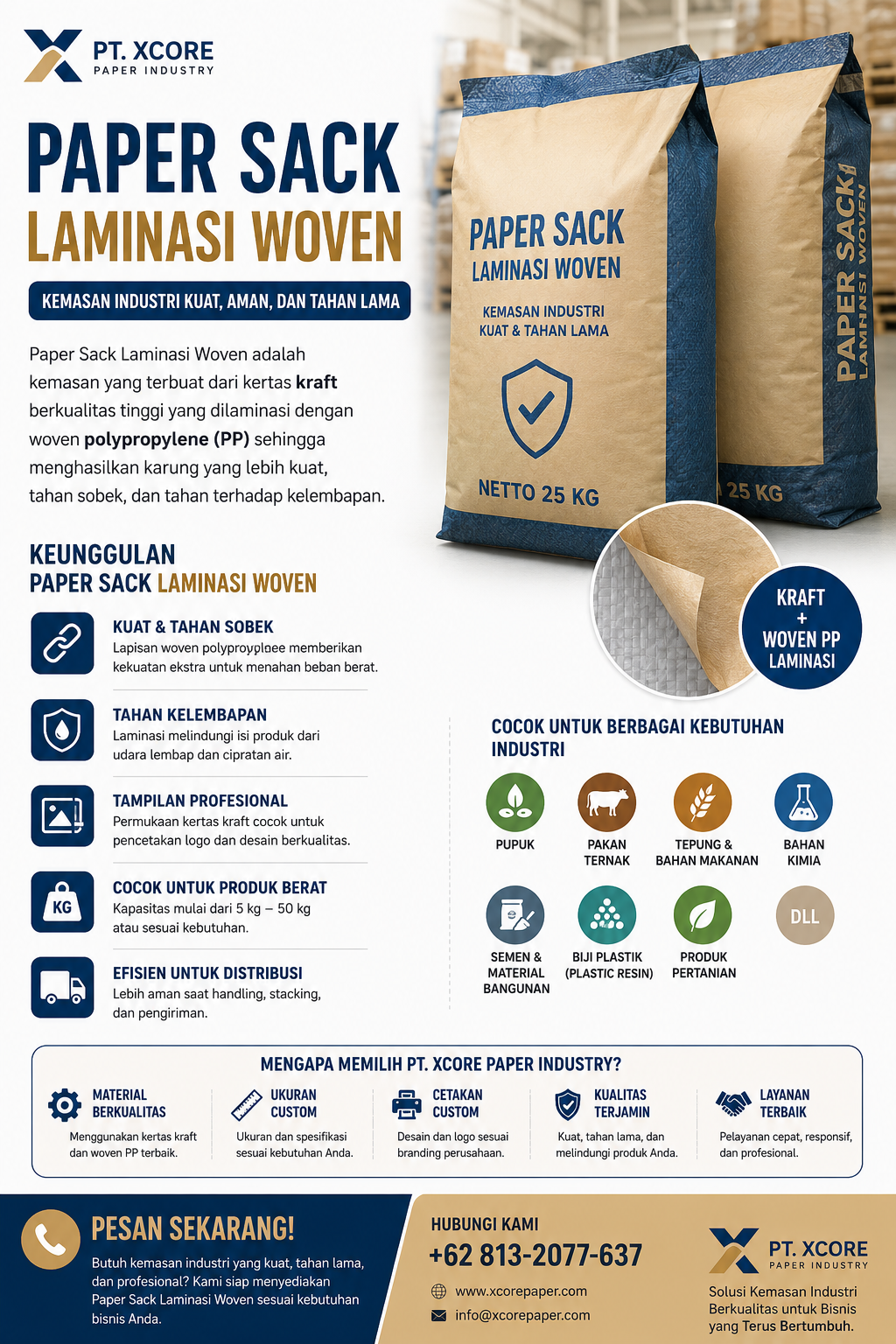 Paper Sack Laminasi Woven
